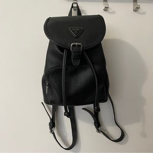 GUESS Genuine Leather Mini Backpack